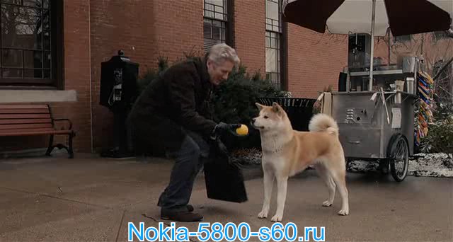 Хатико: Самый Верный Друг / Hachiko: A Dog's Story - скачать фильмы и видео для Nokia 5800 5530 Нокиа N97 5235