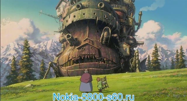 ТХодячий замок / Hauru no ugoku shiro - скачать аниме для Nokia 5800 5530  N97 5230 X6