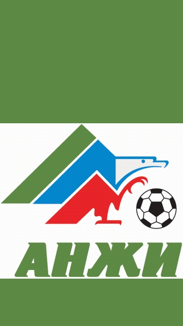 скачать обои для okia 5800, 5530, 5230, N97 и X6 - футбольные команды - эмблема Анжи логотип