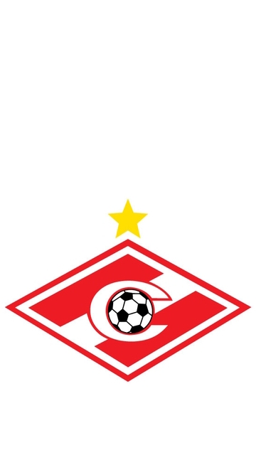 скачать обои для okia 5800, 5530, 5230, N97 и X6 - футбольные команды - эмблема Спартак логотип