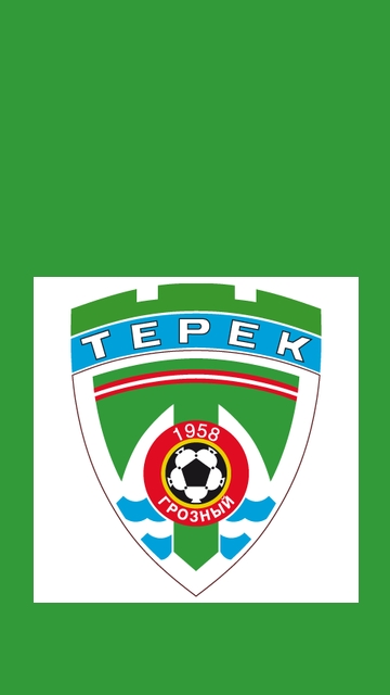 скачать обои для okia 5800, 5530, 5230, N97 и X6 - футбольные команды - эмблема Терек логотип