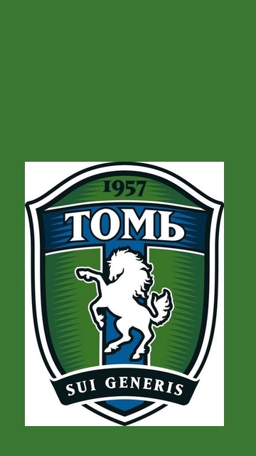 скачать обои для okia 5800, 5530, 5230, N97 и X6 - футбольные команды - эмблема Томь логотип