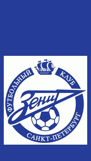 скачать обои для okia 5800, 5530, 5230, N97 и X6 - футбольные команды - эмблема Зенит логотип