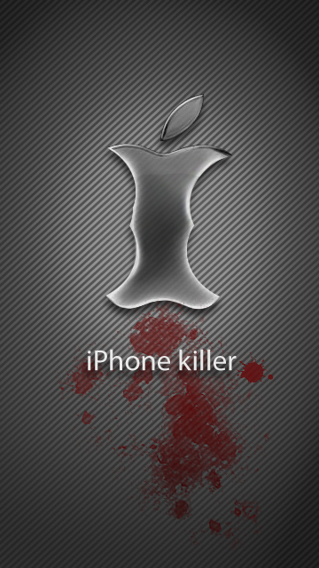 скачать обои для 5800 N97 Nokia 5530 - Apple Iphone killer, fuck Iphone