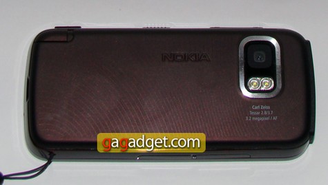задняя крышка, камера Nokia 5800