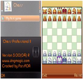 Игра Chess Pro II 3.0.03 (шахматы) для Нокиа 5800 Nokia