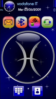Темы Zodiac (знаки Зодиака - Рыбы) для Nokia 5800, 5530, N97