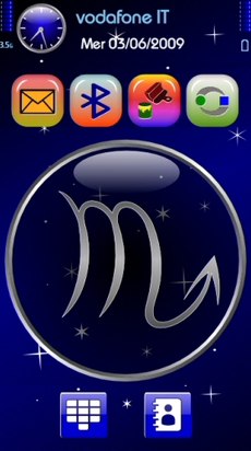 Темы Zodiac (знаки Зодиака - Скорпион) для Nokia 5800, 5530, N97