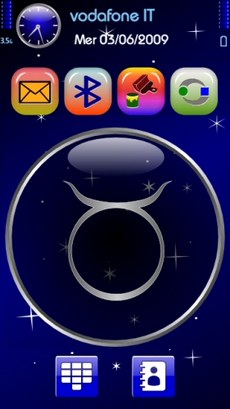 Темы Zodiac (знаки Зодиака - Телец) для Nokia 5800, 5530, N97