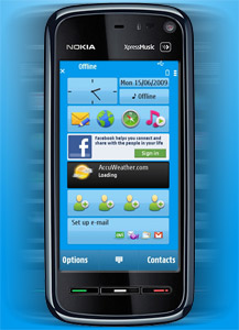 Прошивка 31.0.011 для Nokia 5800: кинетическая прокрутка и виджеты