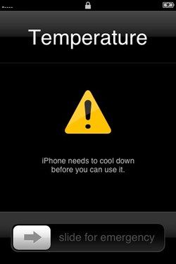 Перегрев Apple Iphone 3GS проблемы, высокая температура 