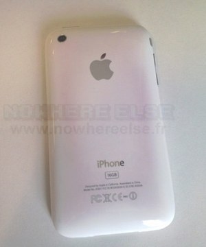 Розовый цвет белого Apple Iphone 3GS из-за перегрева, выгорание, Overheat