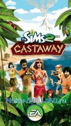 Игра Sims 2 Castaway для Nokia 5800, 5530, N97 скачать 