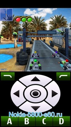 Скачать  игру Go-Carts 3D для Нокиа 5800 Nokia 5530 N97