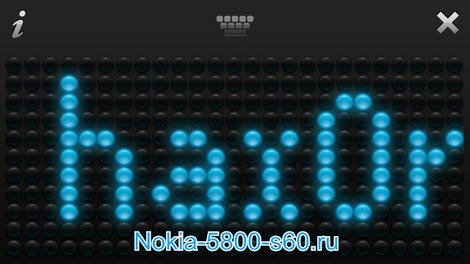 Banner Touch (электронное табло) Скачать программы для Нокиа 5800 Nokia 5530, N97, 5230