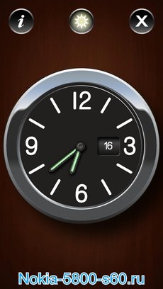 Watches Touch (стильные часы с календарем) - скачать программы  для Nokia 5800 Нокиа 5530, N97, 5230