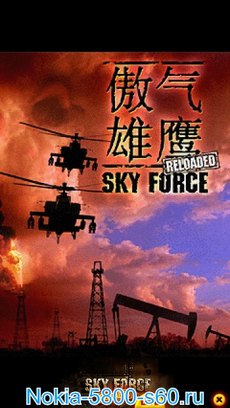 Игра Sky Force Reloaded Lite для Nokia 5800, 5230, N97, 5530 - скачать игры для Нокиа 5800