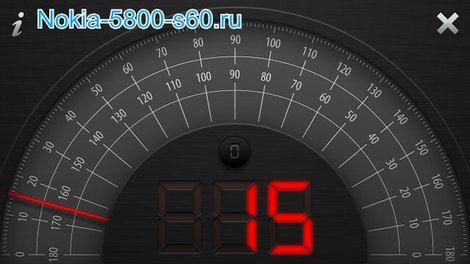 Angle Meter Touch (угломер) - скачать программы для Nokia 5800 Нокиа N97 5530 5230