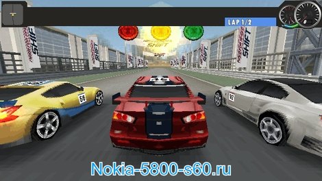 Need For Speed Shift  - скачать гонки для Нокиа 5800 Nokia 5530 N97 5230