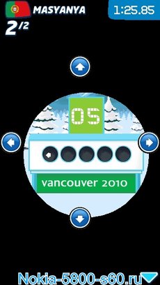 Vancouver Vancouver 2010 (Зимние Олимпийские игр2010 (Зимние Олимпийские игры) - скачатьт новые игры для 5800, 5530, 5235, N97, X6
