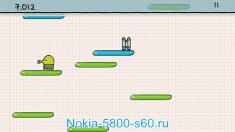 Doodle Jump Guerra Di Fumetti - загрузить игры для Nokia N97 