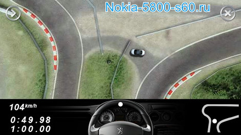 Игра Peugeot RCZ Racing для Nokia 5530 Нокиа