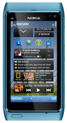 Nokia N8 синий